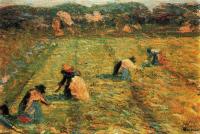 Umberto Boccioni - Farmers at work (Risaiole)